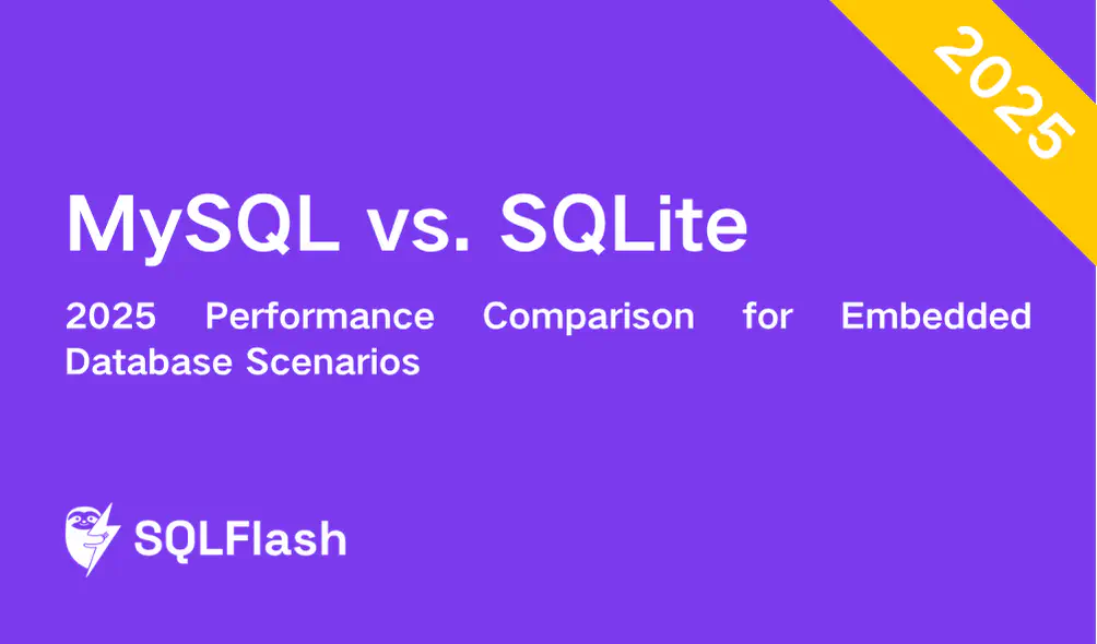 MySQL vs. SQLite: 2025 Performance Comparison for Embedded Database Scenarios